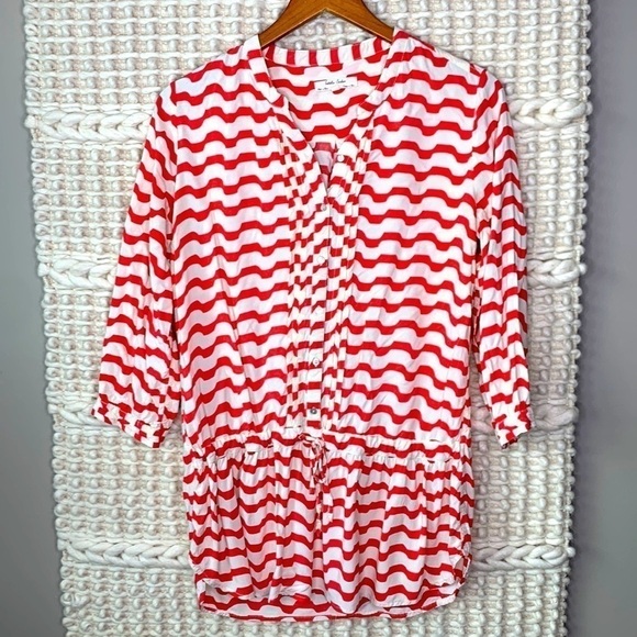 Anthropologie Isabella Sinclair Tie Waist Tunic Top - Picture 5 of 7